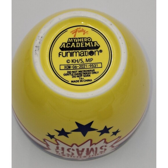 My Hero Academia Ramen Bowl 16oz All Might United States of Smash NO CHOPSTICKS - Picture 8 of 8